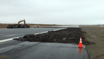 photo Nome Airport Runway repairs